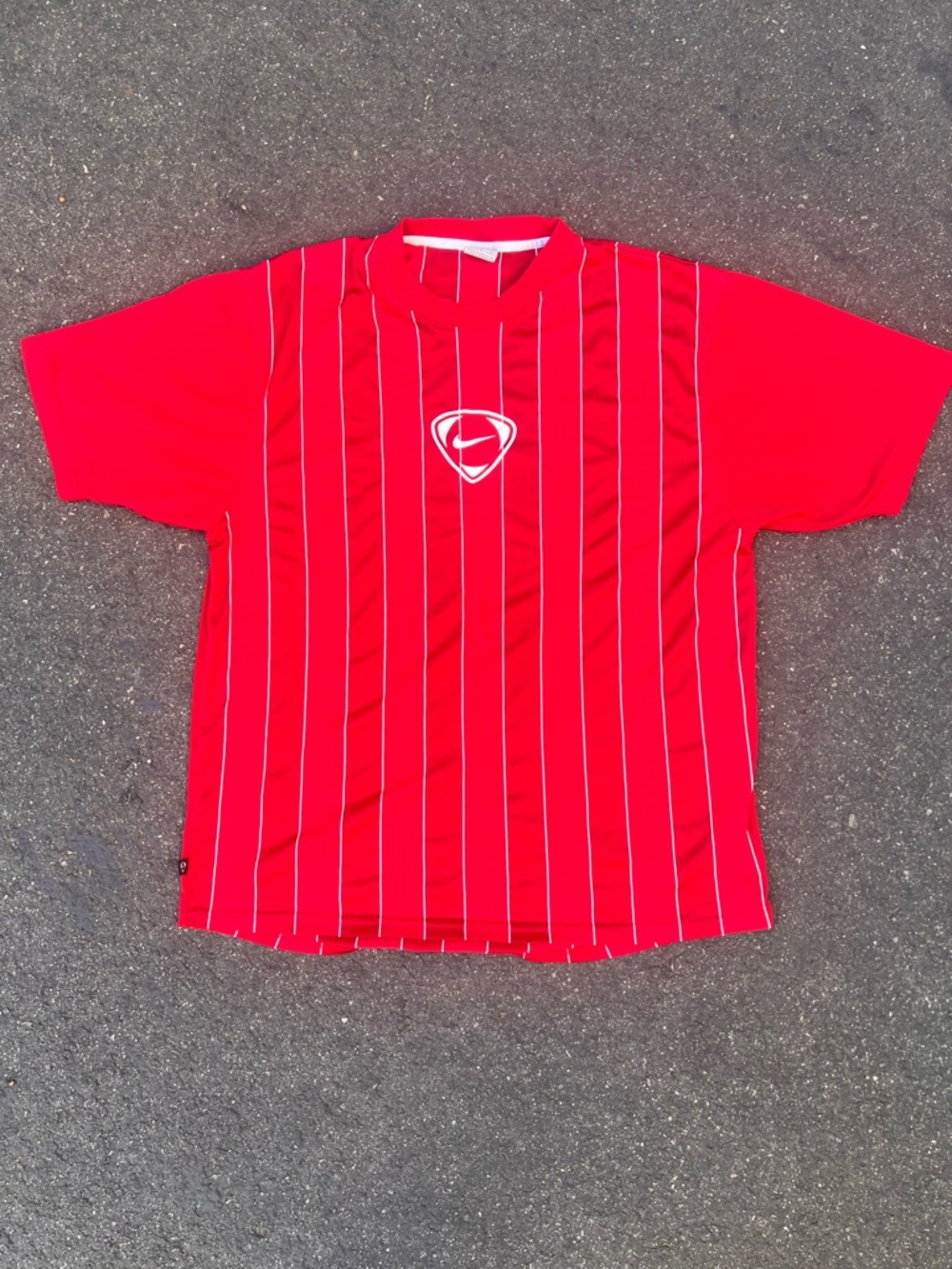 Vintage Nike Red Soccer Jersey